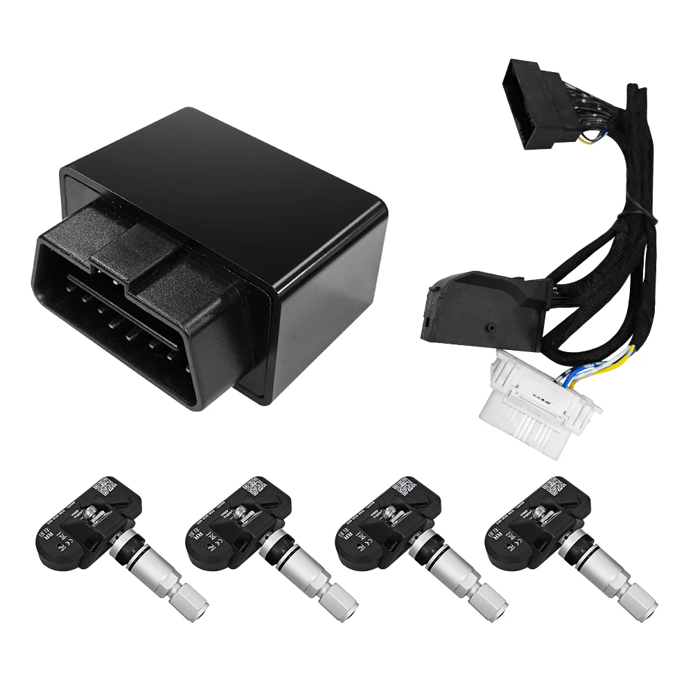 OBD TPMS цифровой ЖК-дисплей Автомобильная сигнализация давление в шинах для Hyundai TUCSON SONATA MISTRA ведущая