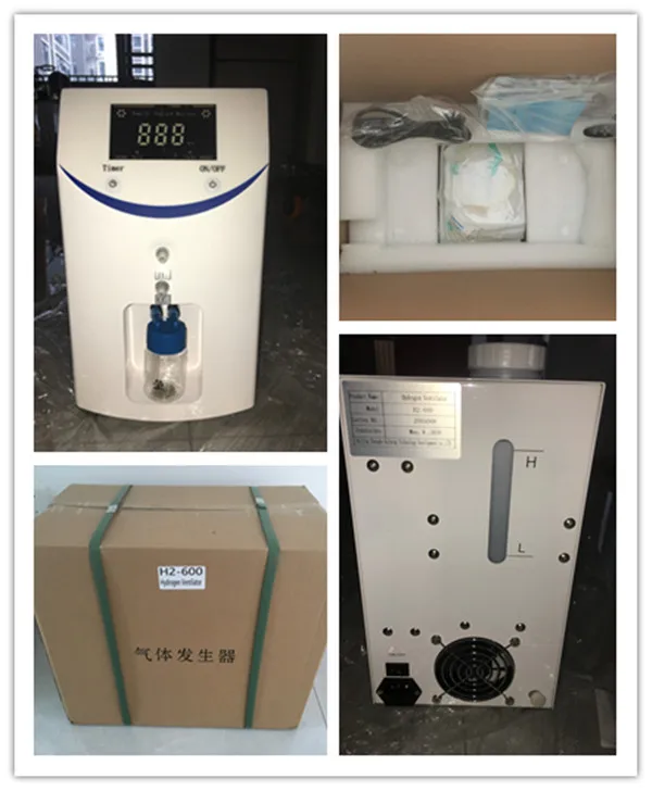 600ml portable hydrogen inhalation machine inhaler PEM hydrogen generator