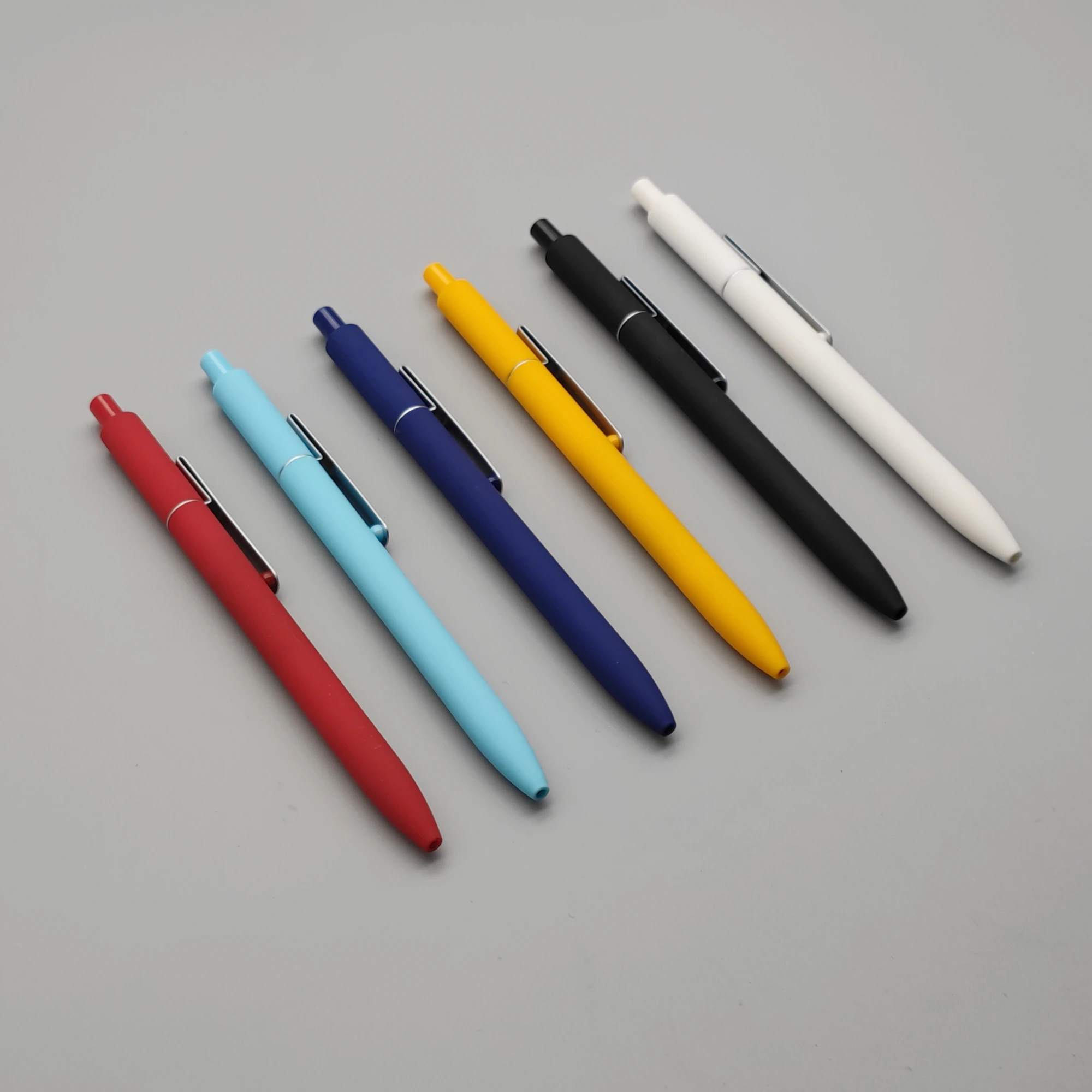 Hot sale Metal Clip Ballpen Cheap Simple Pen Promotion Gift Ballpoint Pen Custom Logo Printed Hotel Plastic Pen