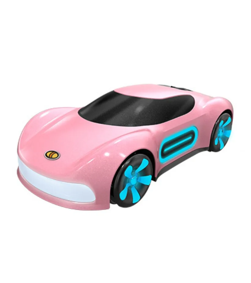 7022 RC Stunt Car 2*Batteries Cool Body Lighting Spray Concept Stunt Sports Car One Click Automatic Lateral Drive 1D 3D Optional