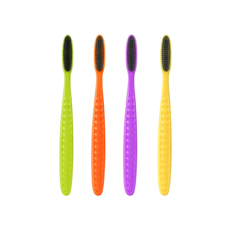 
manufacturer custom big headed thick portable natural long brush head toothbrush 