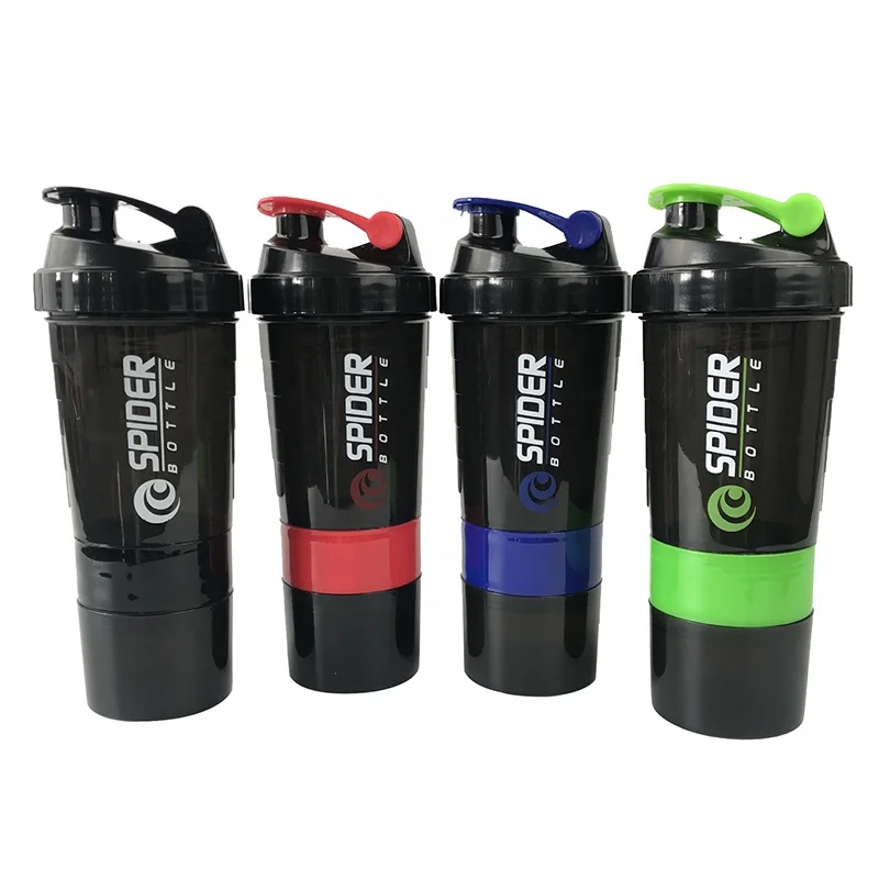 Пластиковый шейкер-паук без бисфенола А, 500 мл