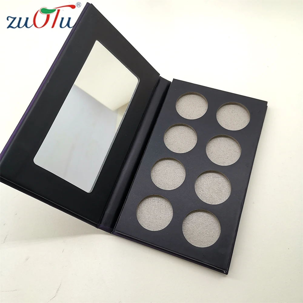 
Wholesale Dazzle colour makeup boxes Empty Eye shadow Palette Private Label Pressed Powder Eyeshadow packaging 