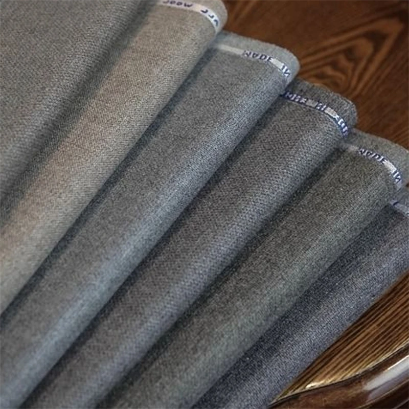 Italian 100% Merino Wool Fabric Wool Super 120 Fabric For Suits Wool Felt Stripe Fabric Office Uniform For Men And Women Suits