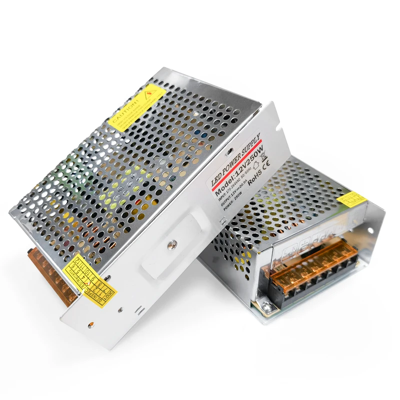 CE Approved 220w 230w 240w 250w 260w 18a 20a 22a 24a 12volt dc 24v fuente de Power Source For LED Module