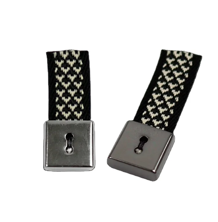 Clothing Accessories High Quality Eco-Friendly Custom Fashion Flat Drawstring Cord End 53902 For 10.8 mm Ribbon