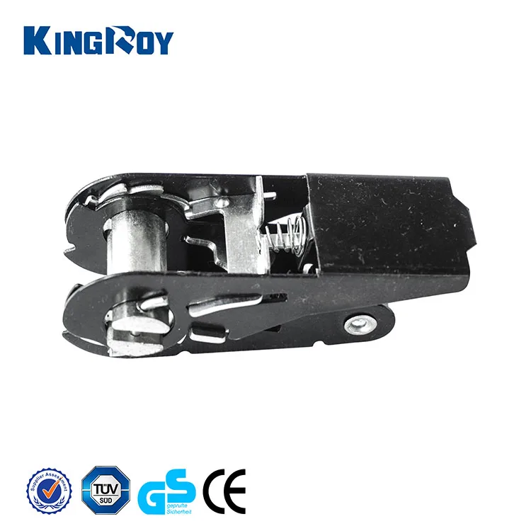 Kingroy E-coating black 1inch/25mm light duty ratchet belt buckle