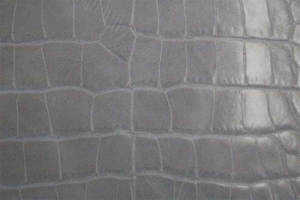2022 High Textured Crocodile Pattern Synthetic Faux Leathers For Shoes
