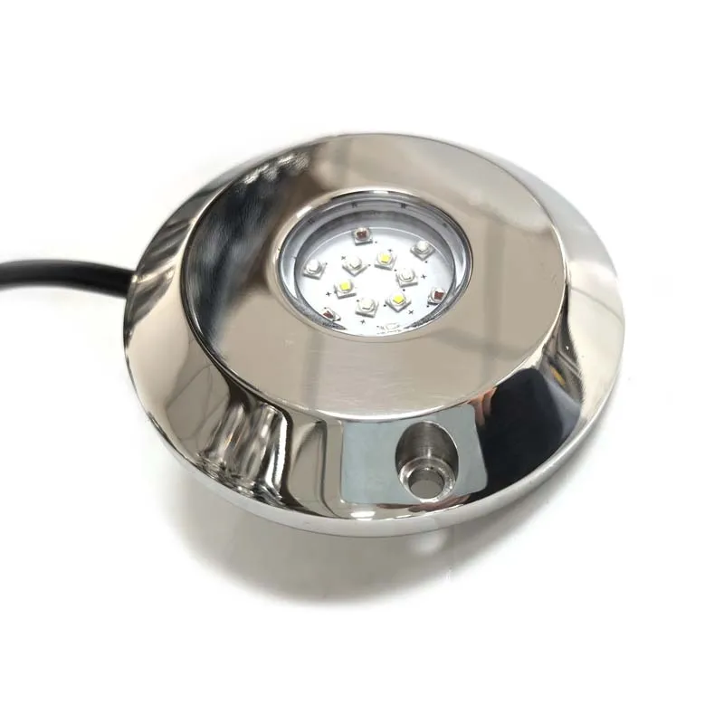 316L Stainless Steel 60W 12V RGBW Underwater LED Light Marine Boat Yacht Ship Transom Lights Swimming Pool Dock Lamps