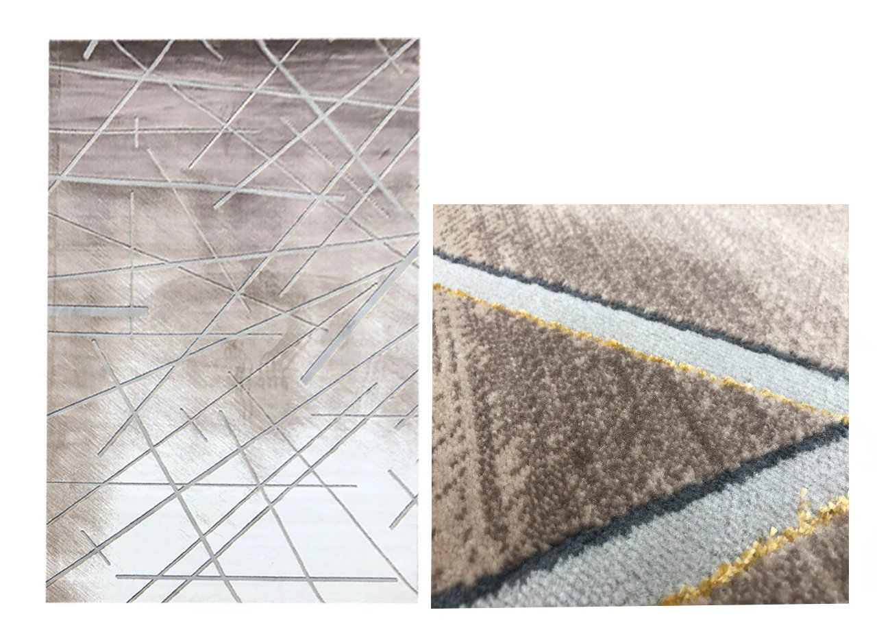 Modern Style Polypropylene Rug Home Floor Rugs  Machine Made Carpet for livingroom Bedroom