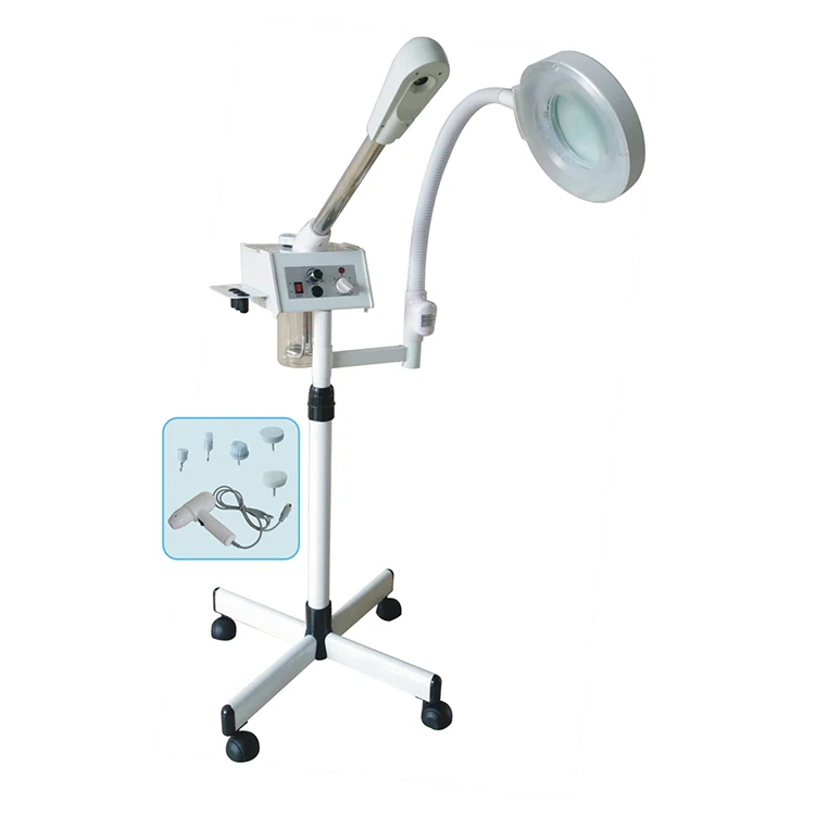 
3 In 1 Facial Beauty Steamer +brush+led Magnifying Lamp 