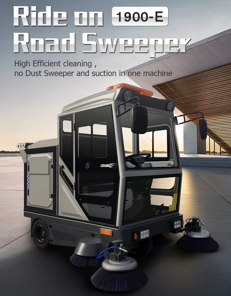 Different Applications Grass Push Sweeper