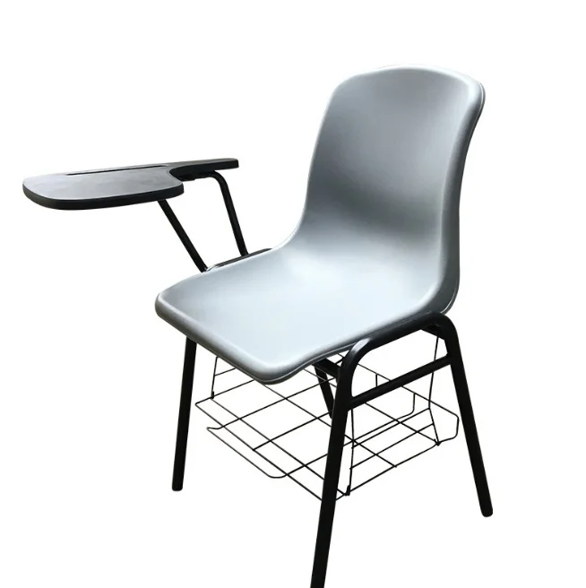 Metal Plastic School Students Study Training Chairs with Writing Tables