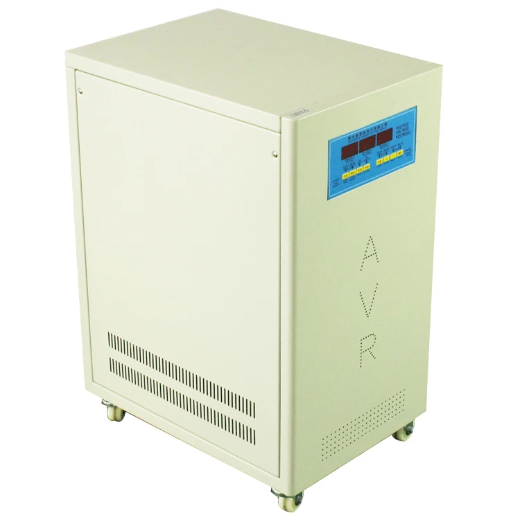 svc 20KVA three phase voltage regulator / stabilizer