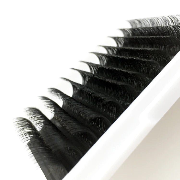 Ресницы для наращивания Easy Fan Superroot, мягкие волоконные материалы для наращивания