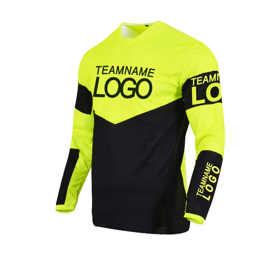 Customize Motorcycle Racing Wear Blank Motocross Jersey Dirt Bike Off-road Gear Men Long Sleeve Racing Motorcycle Clothing
