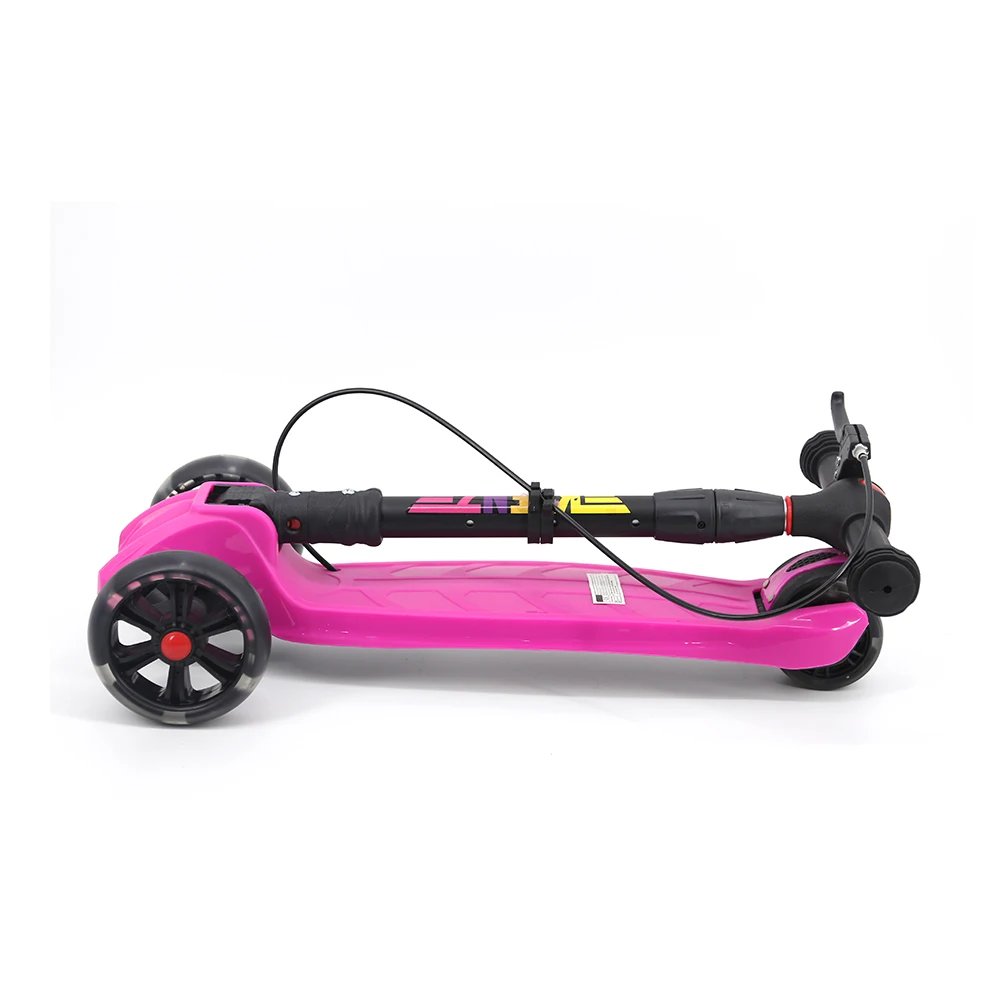 QIYI Kids Scooters 3 Wheel for Girls&Big Boys Toddlers, 4 Adjustable Height Flashing Wheels Scooter With Extra Wide Deck Safety