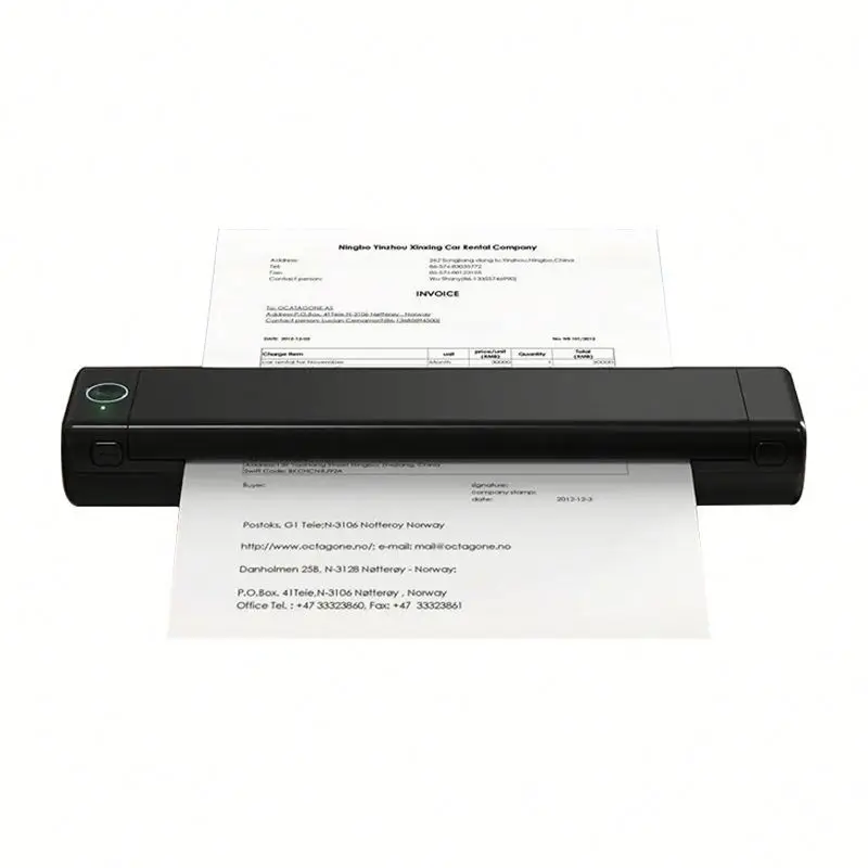 Thermal Printer Phomemo M08F A4 Mini Pocket Portable Inkless Thermal Printer Blue tooth Portatil