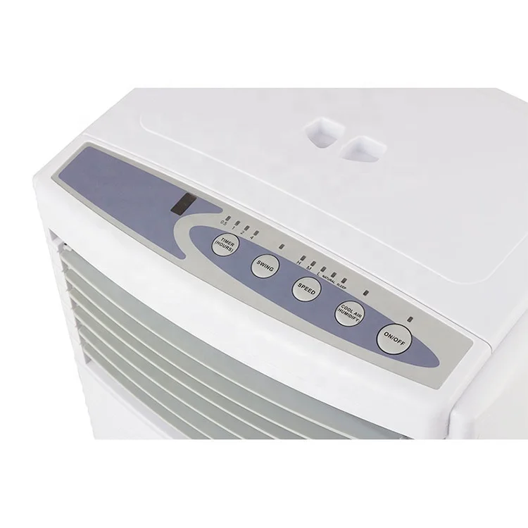 Cheap price full plastic colourful 3 speed 10L evaporative air cooler portable