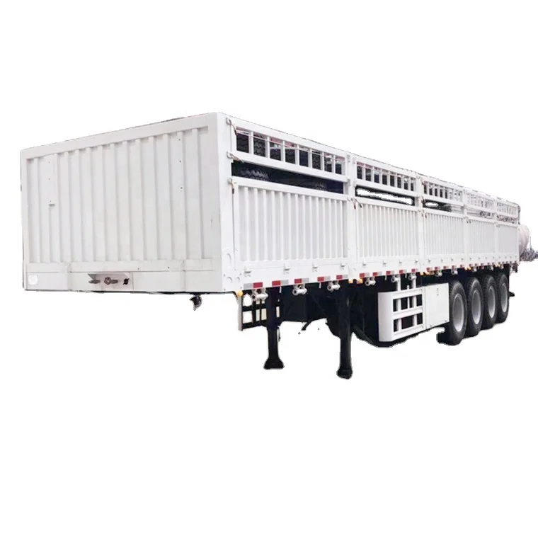 Китай, 2/3/4 оси прицепа, грузовые ограждения, закрытые боковины, грузовик, полуприцеп