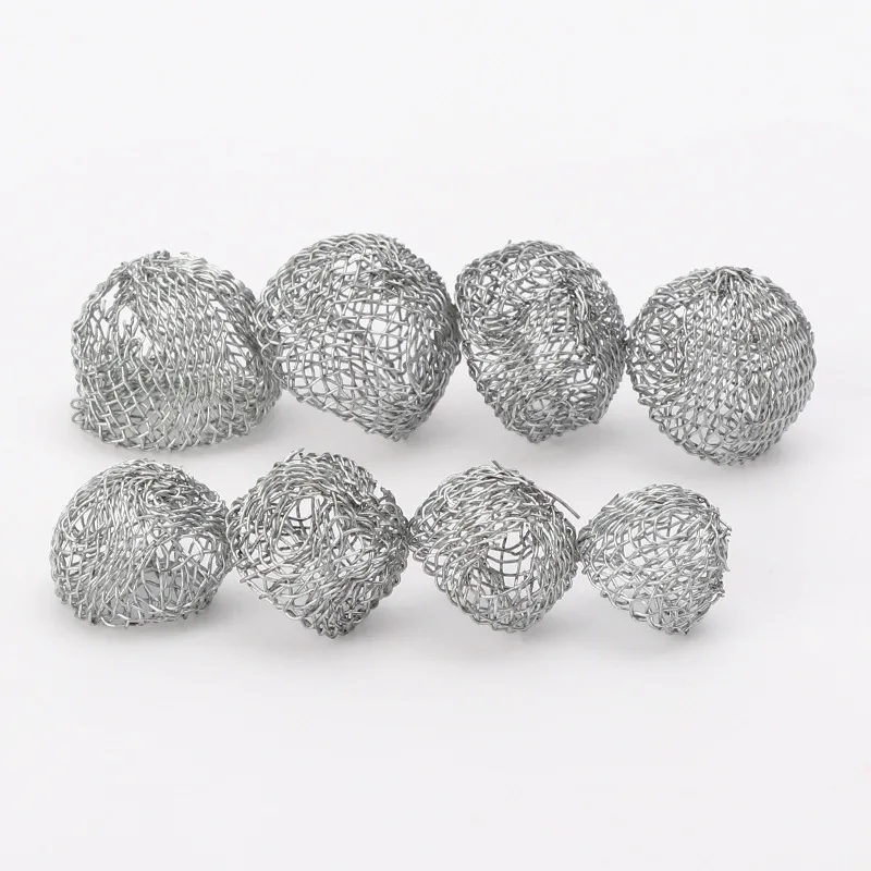 15/16/17/18/19/20mm Smoking Accessories Stainless Steel  Mesh Net Combustion Ball Smoking Pipe Filter