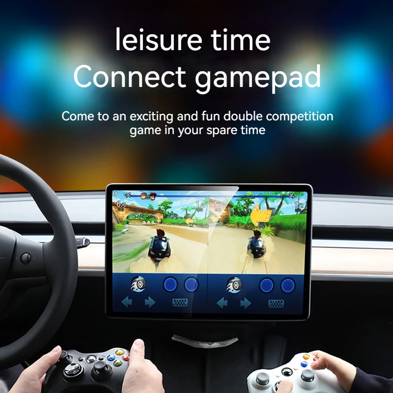 Applicable Tesla modelY/3 car (27W) docking station center HUB expander USB charging adapter Y modification accessories
