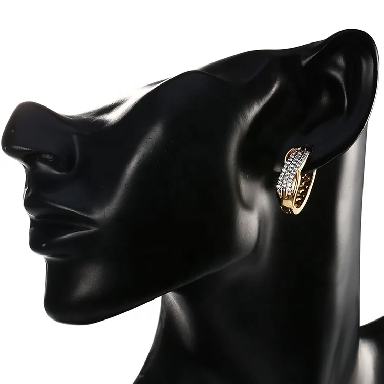 New Model Fashion Simple Women Gold Earrings Designs With Price