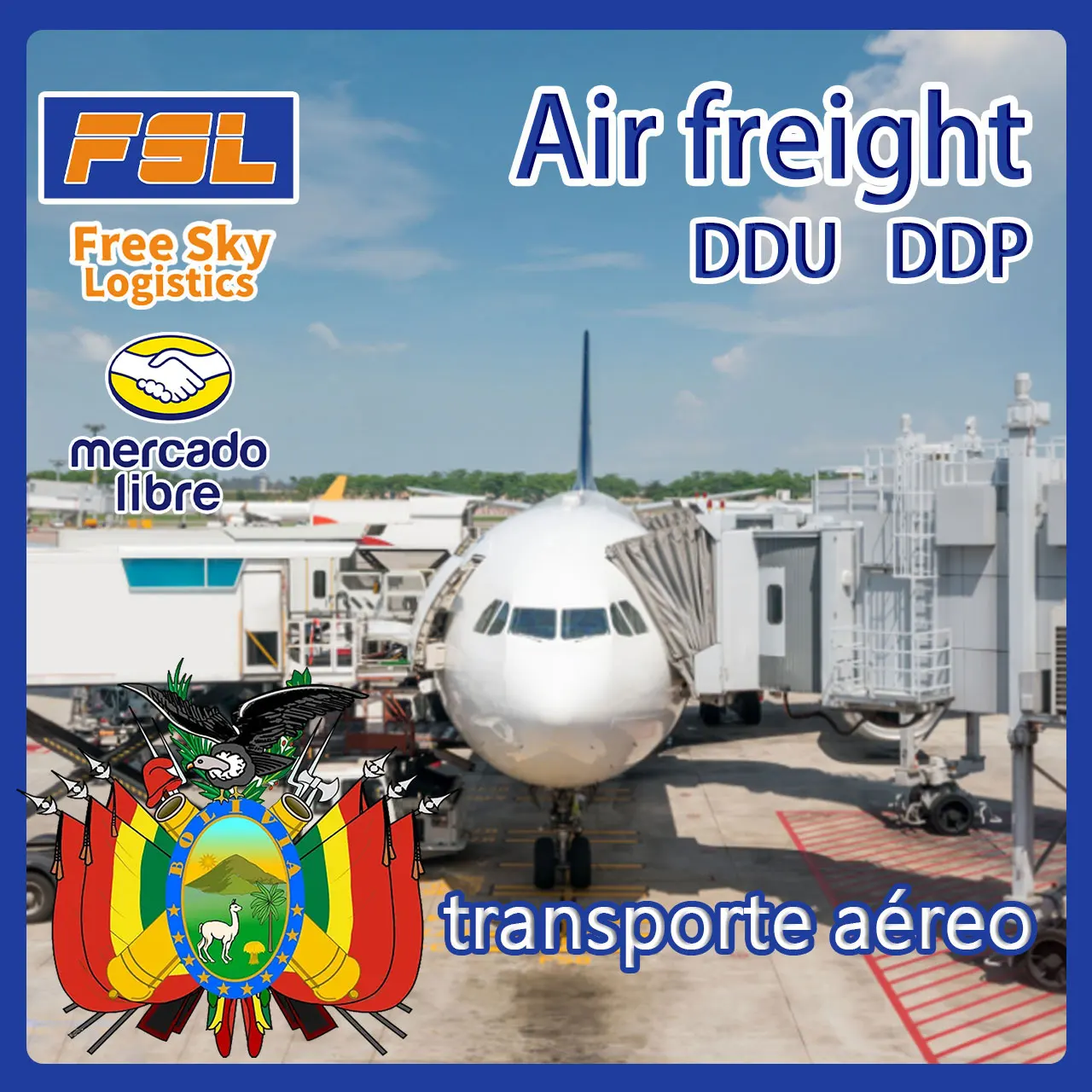 Cheapest DDP DDU Door To Door Freight Forwarder From China To Bolivia Express Customs Clearance Air Freight Agent