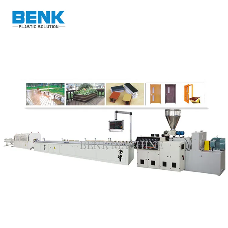 Wpc Machinery Equipment Floor Production Line Hdpe Pvc Upvc Profile Extrusion Machine