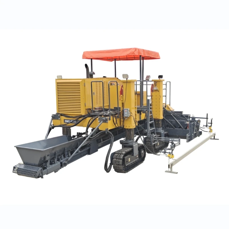 4.5m Negative Gap Construction Slipform Paver With Four Elongated Tracks