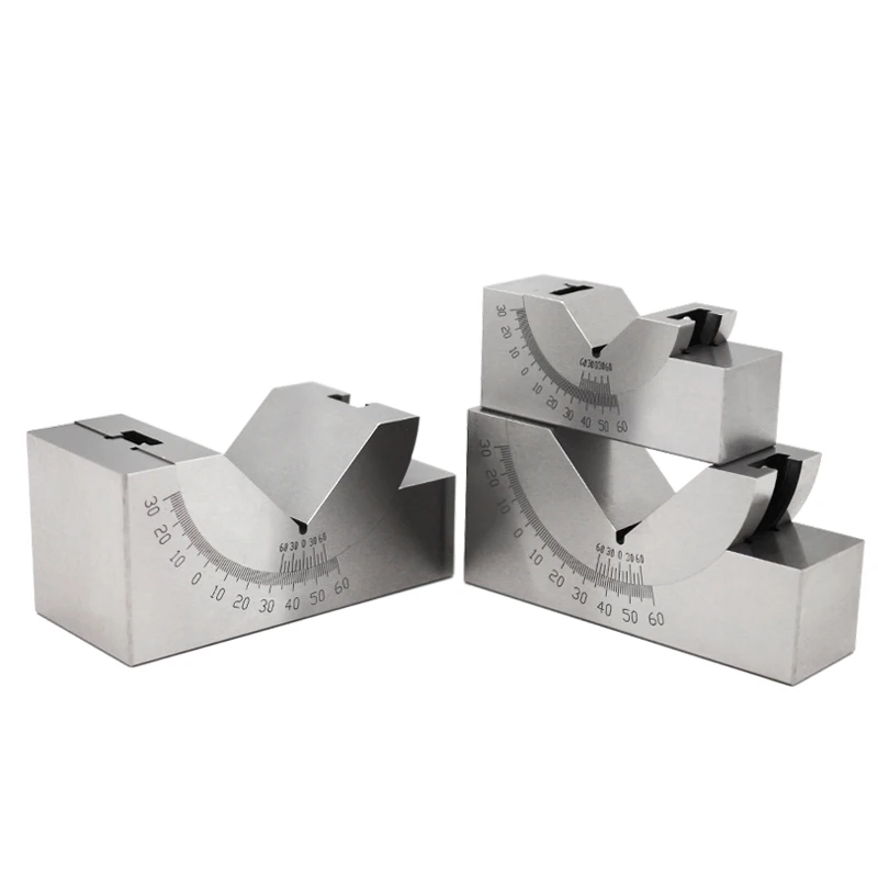 Adjustable Micro Angle Gauge High Precision Angle V Block for Milling Lathe