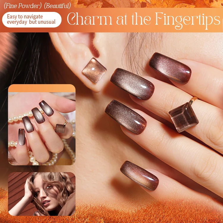 High Quality R S Nail Shiny Ceramic Cat Eye Gel High Glossy Long Lasting Manicure Custom Uv Gel Polish Nail Beauty Salon