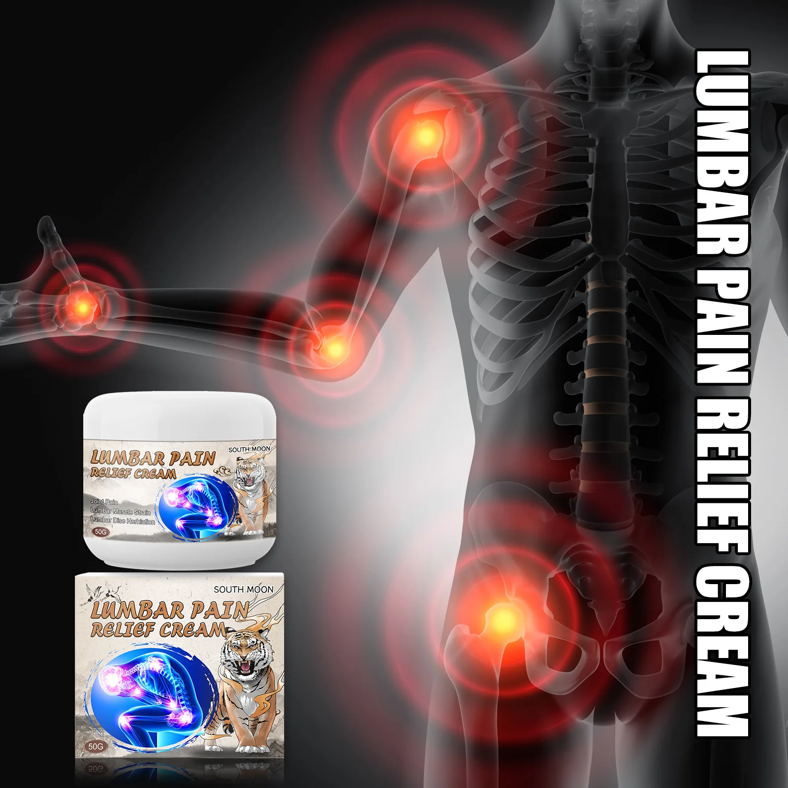 New Thick Care Treatment for Foot Pain Ankle Muscle Pain Relief Sponges 50g Tiger Sore Wholesale