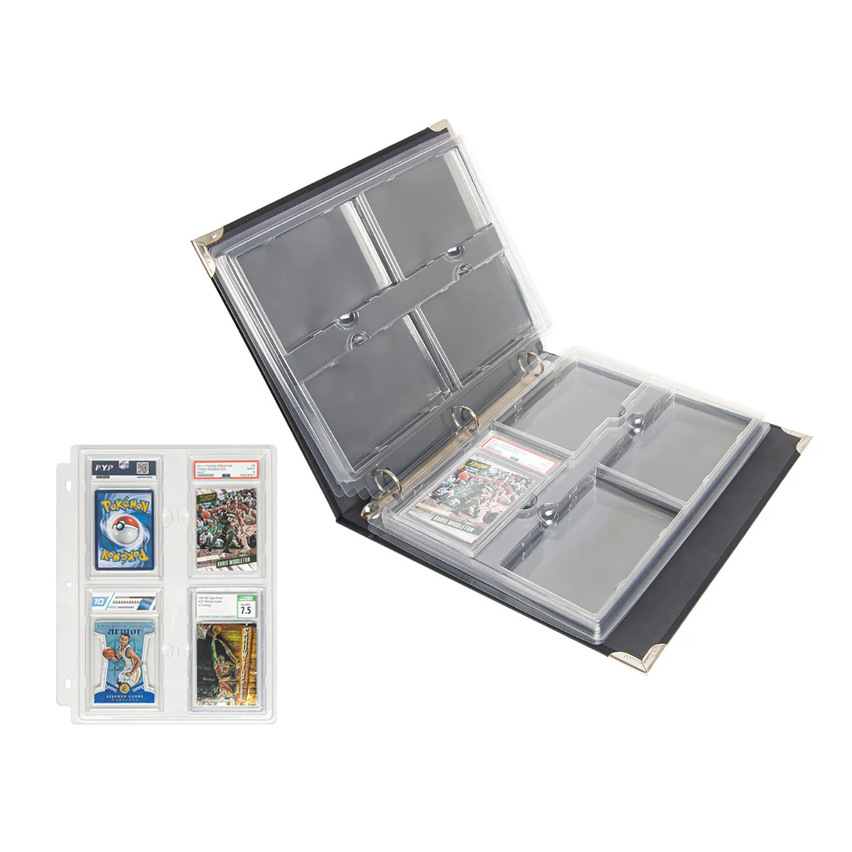 PP Cover Pockets Transparent Photo Card Storage Album Bookcustom card collection book custom kpop pvc binder