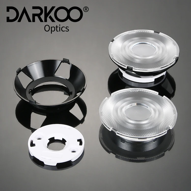 3030 2835 Smd Pmma Optical Lens Led Module Lenses Degree Wide Angle Lens Pc Office Spotlight Downlight 3535 Clear Plastic Lens