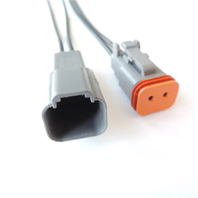 Deutsch DT 2-контактный косички комплект 14AWG из чистой меди GPT жгута