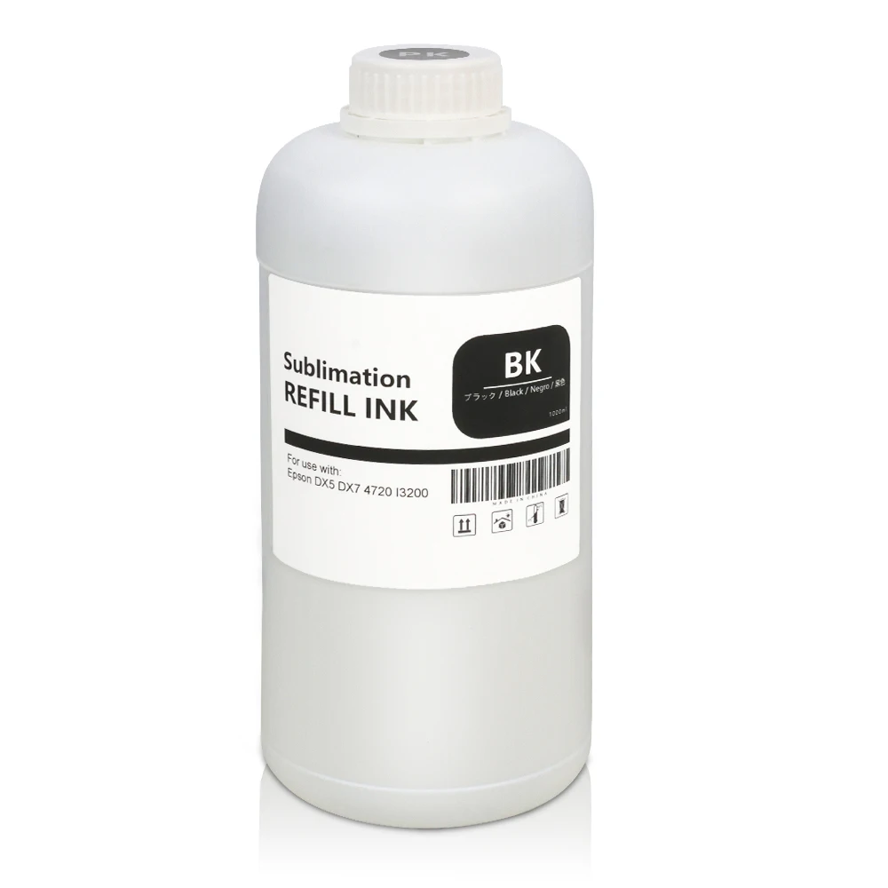 Winnerjet 4 Colors 1000ml Dye Sublimation Ink i3200 DX11 DX5 DX6 XP600 Textile Printer Sublimation Inks