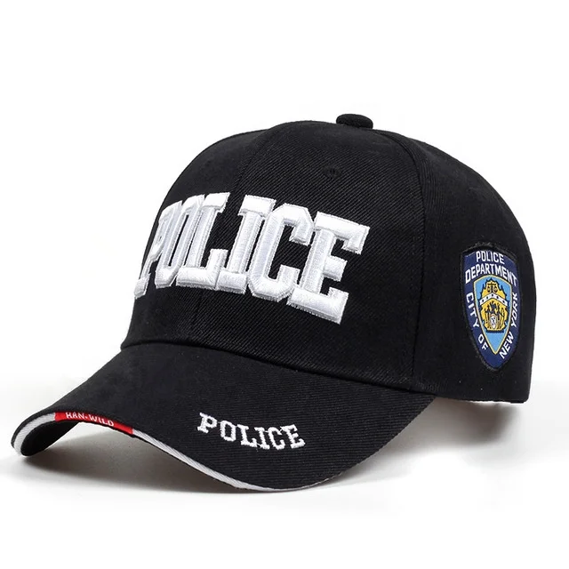 Wholesale Unisex Custom Word Polices 3D Embroidery Outdoor U.S. Coast Guard Baseball Cap 101 Marine Corps Visor Seal Cap