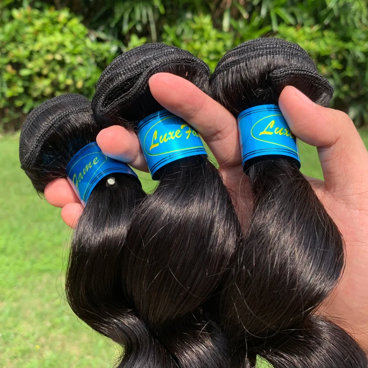 Free Shipping Brazilian Loose wave Hair Weave Bundles Natural Color 100% Human Hair 1/3 Piece 10-30 inch Remy Hair Extension