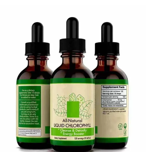 Оптовая продажа натуральная пищевая добавка жидкий хлорофилл капли для укрепления энергии поддержка иммунной системы и внутренний