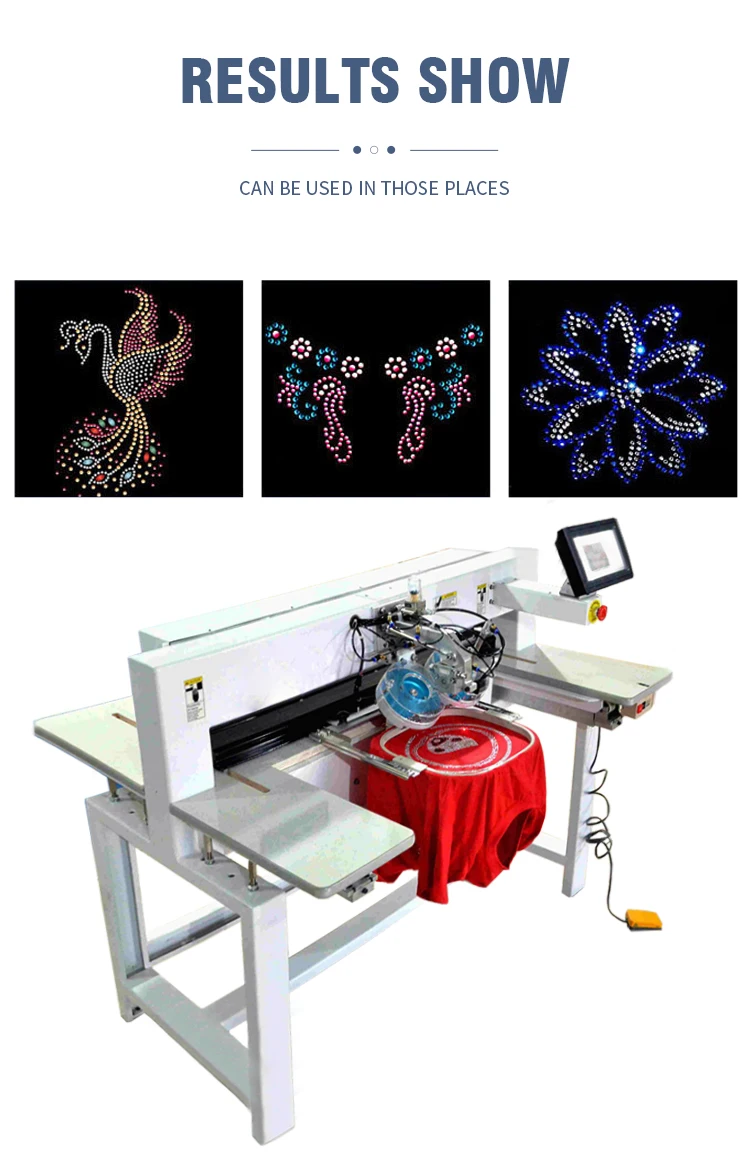 Gondor бренд вышивка рамка футболка одежда компьютеризированная ультразвуковая двойная дисковая полностью автоматическая машина горячей фиксации горного хрусталя