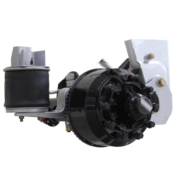 American type semi trailer air bag suspension with lift kit with disc brake axle for turkey tractor farm trailer OEM in China