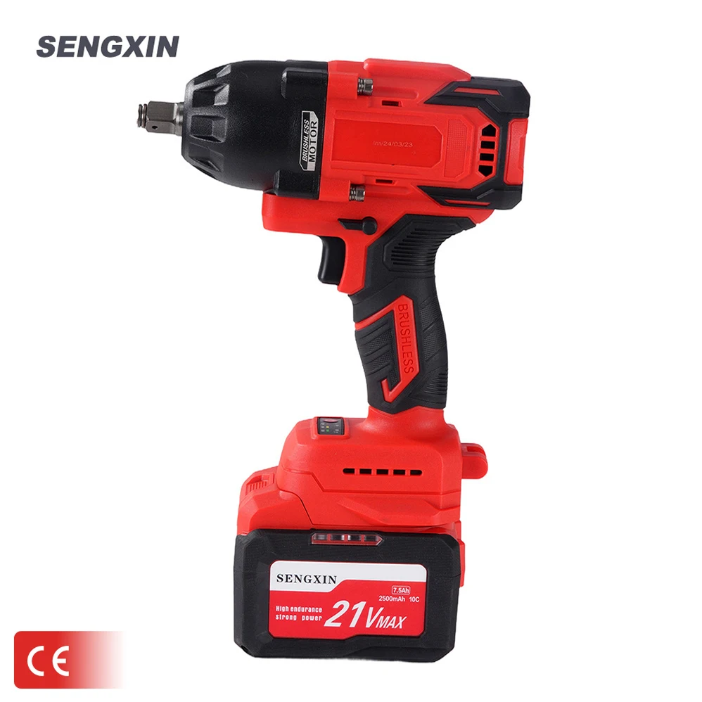 SENGXIN Hot-selling 21V 850N electric impact wrench impact wrench cordless High endurance cordless impact wrench