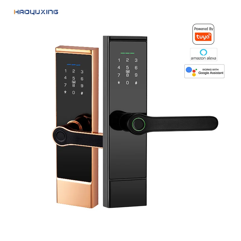 Security Wireless Wifi Password Electronic Locks Hotel Cerraduras Inteligentes Digital Key Biometric Fingerprint Tuya Smart Lock