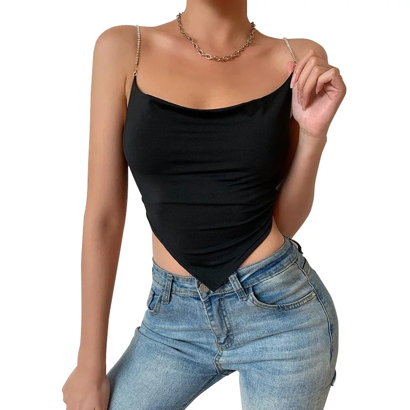 New design sexy sleeveless lady tank top women backless vest top