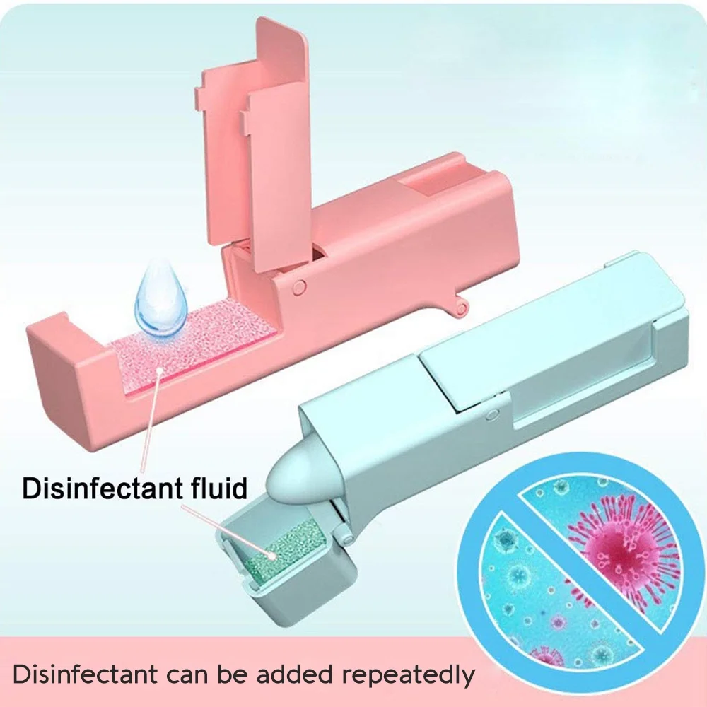 
New Little magic sanitary tool for epidemic prevention Press the elevator button/open door Zero contact tool with disinfection 