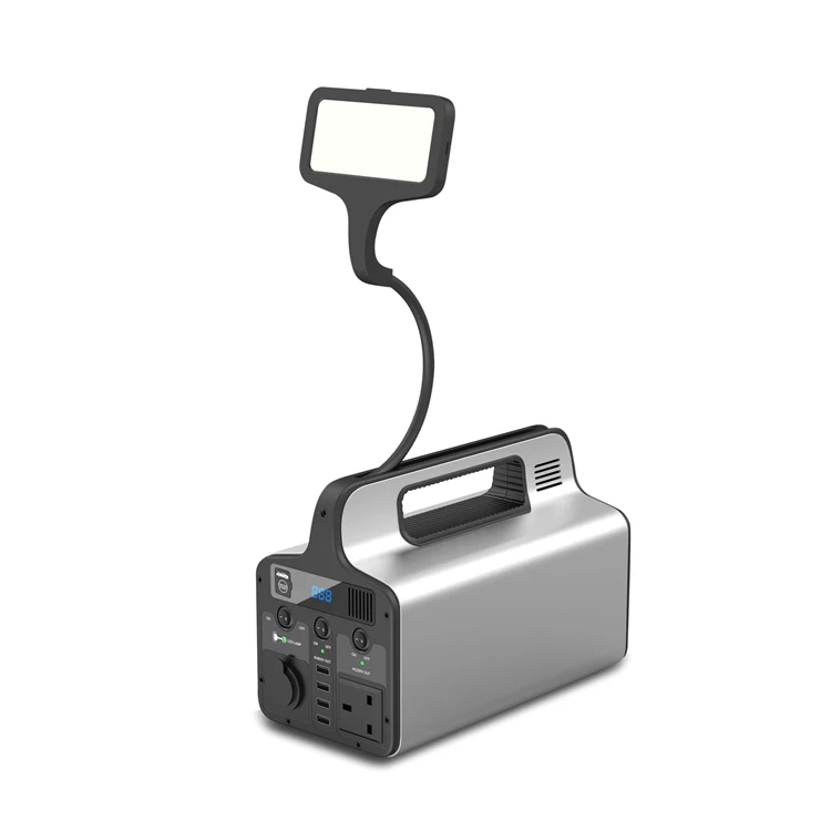 
New design 300W portable 220V lithium ion battery powered solar power station with UPS function 