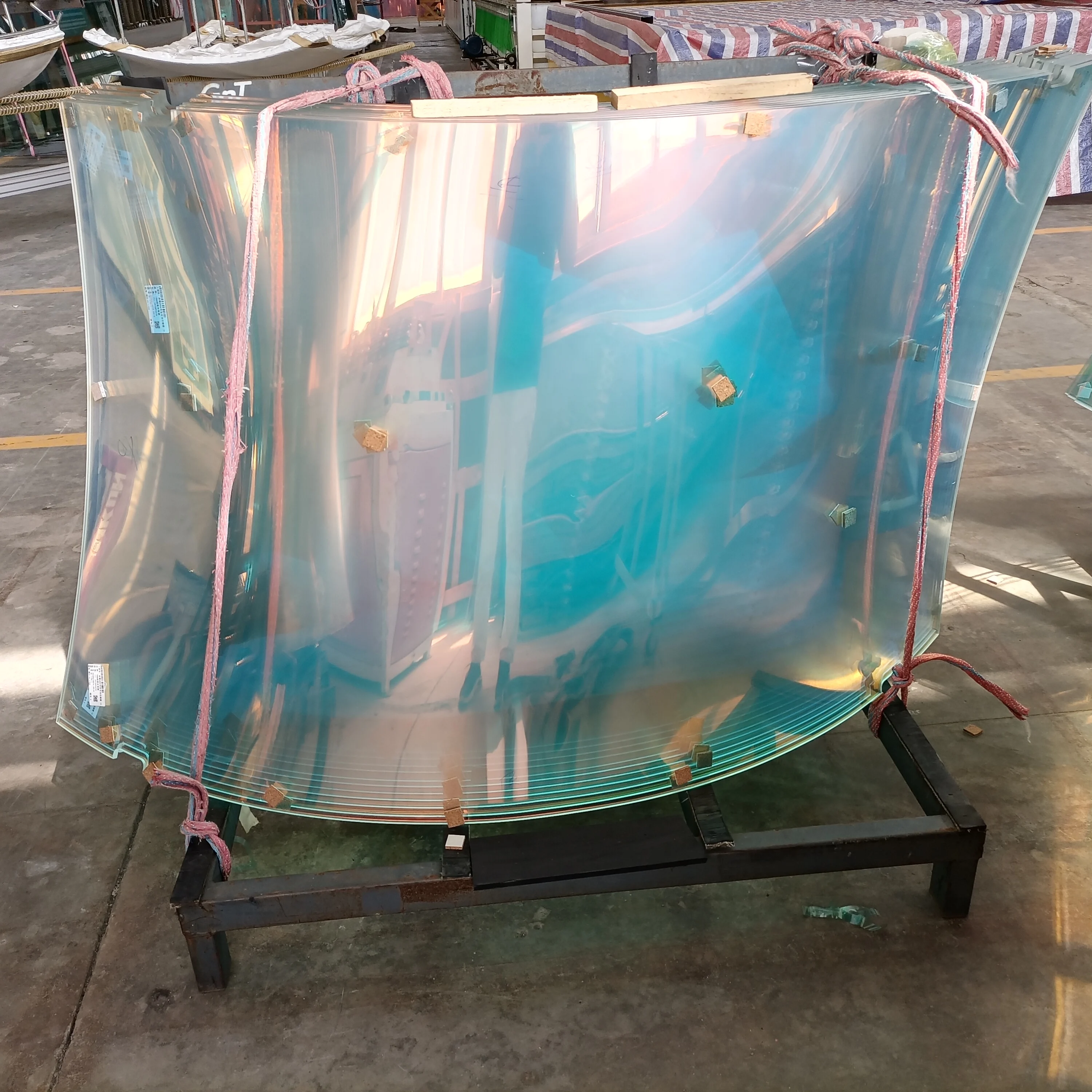 toughened curved glass panels suppliers custom size tempered polish building glass for construction price curved tempered glass