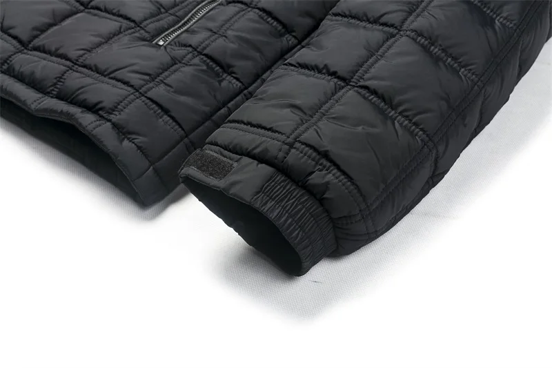 winter mens cotton padded jacket outdoor cheap black plus size quilted jacket for men
