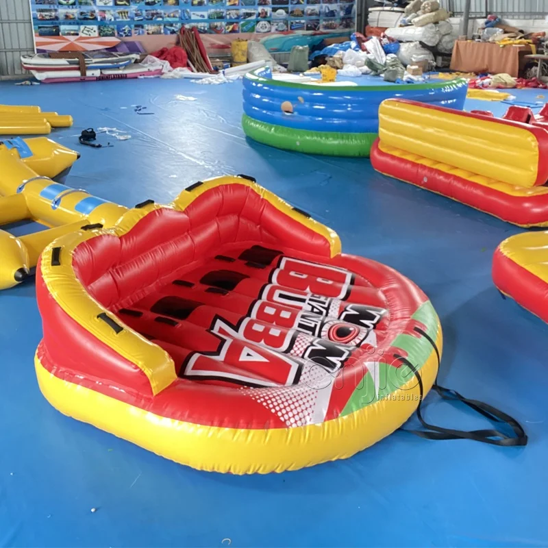 Fun toys summer 2024 inflatable towable 4 people water sofa  jet ski towable sofa tubes boat